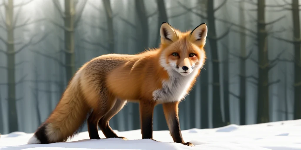 transparent fox