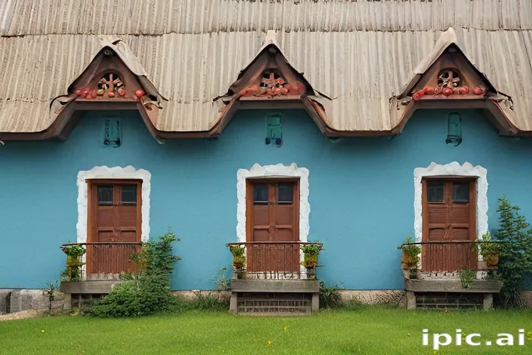 background of the house