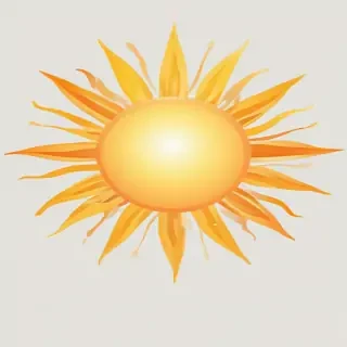 sun clipart no background