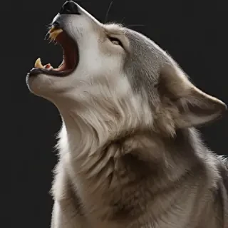 wolf howl png