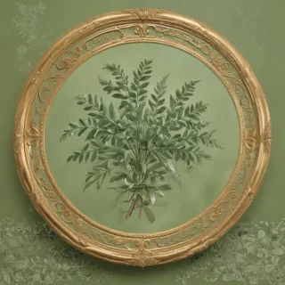 sage green backround
