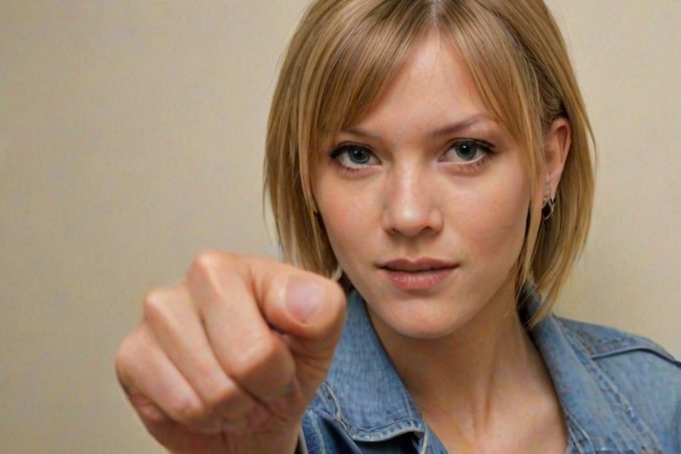 pointing at you