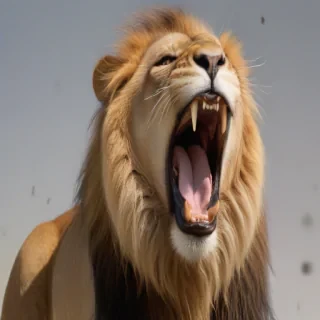lion roar png