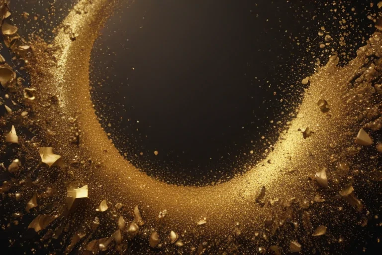 gold glitter png