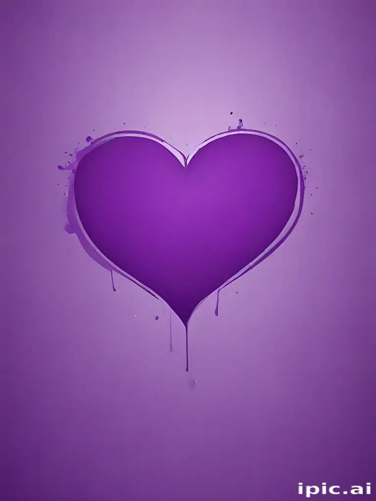 heart purple wallpaper