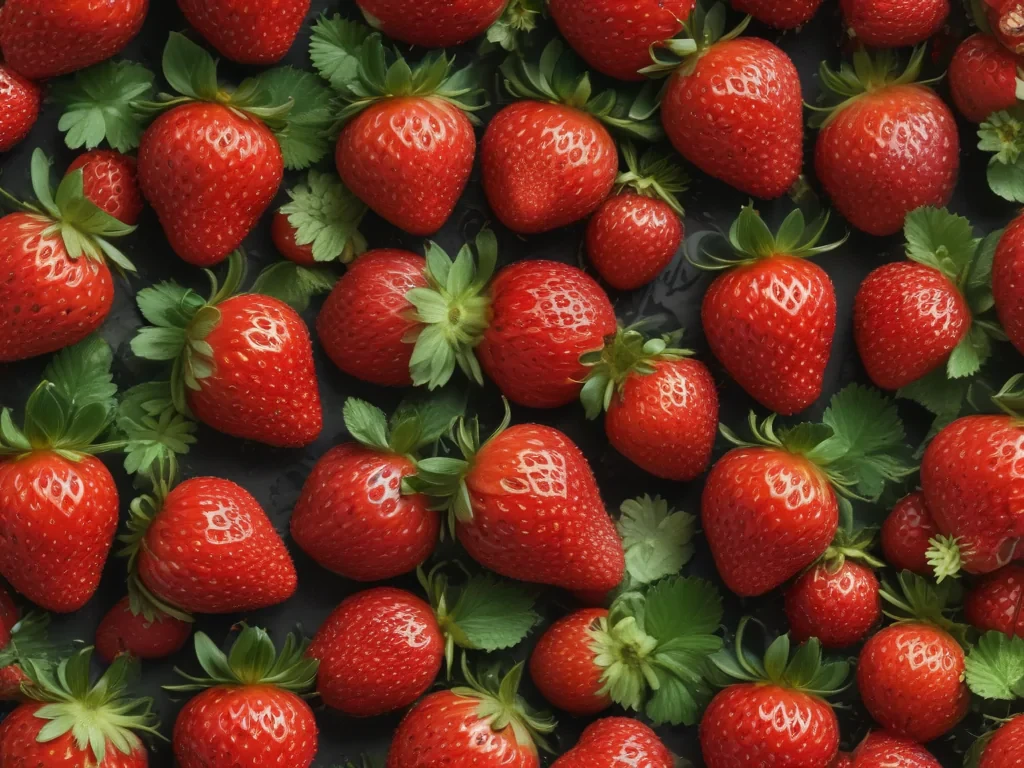 aesthetic strawberry wallpaper