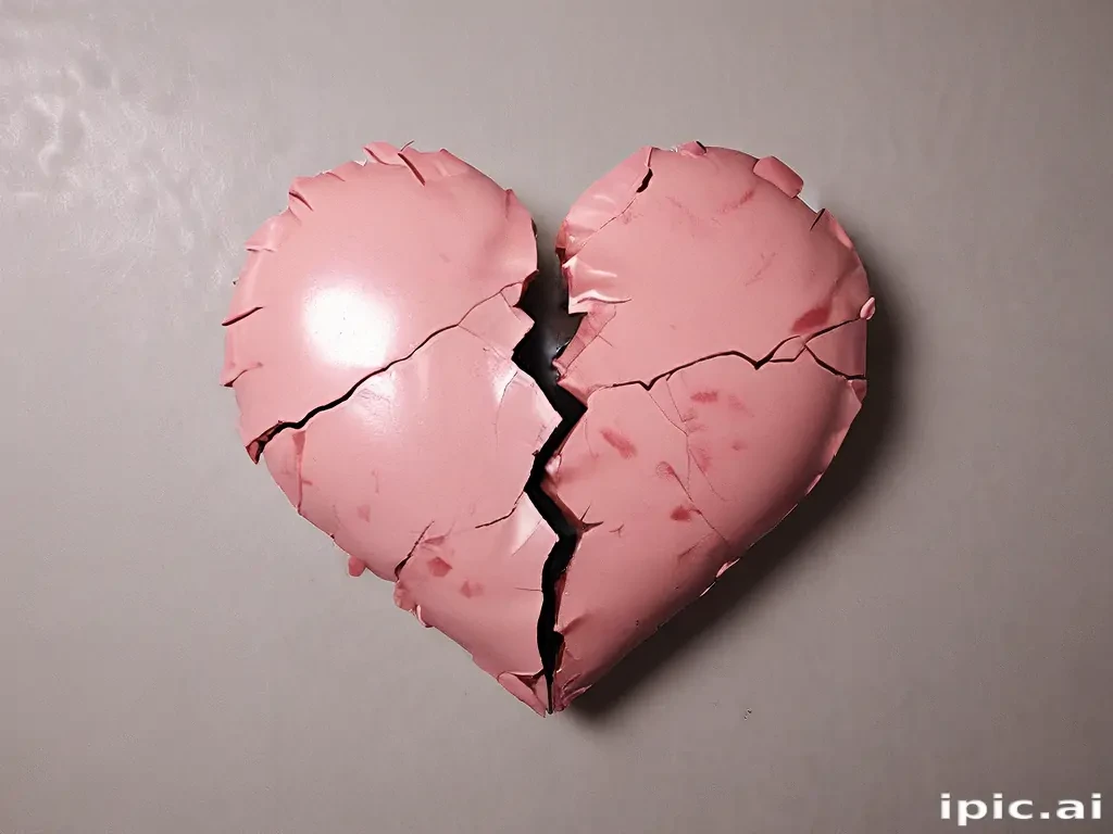 broken heart aesthetic