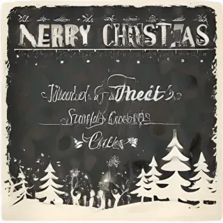 merry christmas vintage