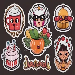 free digital stickers png