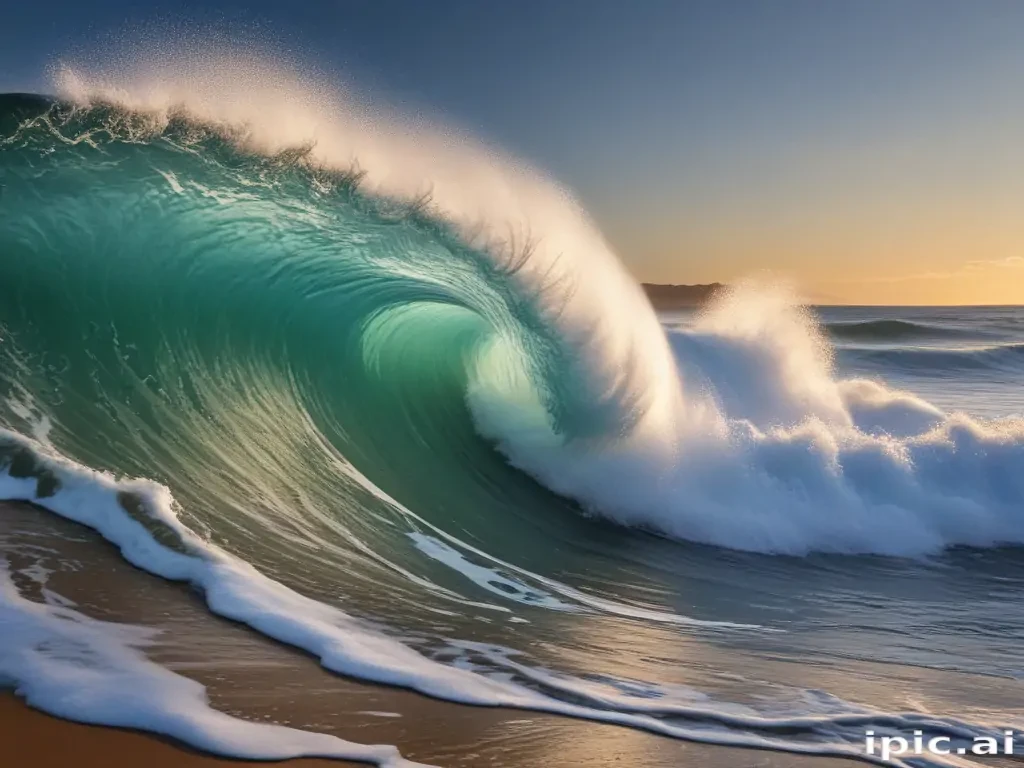 waves transparent