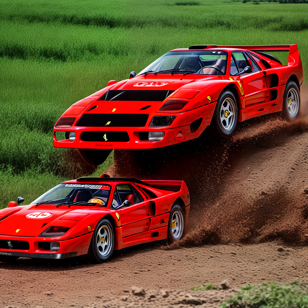 Ferrari Rally Ar Ferrari f40 rally off road