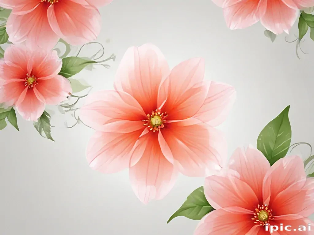 flower background transparent