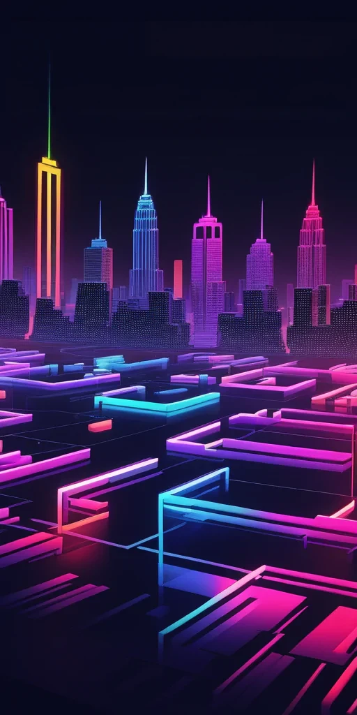 cool neon wallpapers iphone