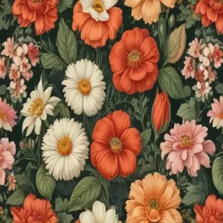 vintage flower illustration
