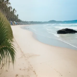 beach iphone