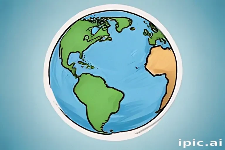 earth cartoon drawing