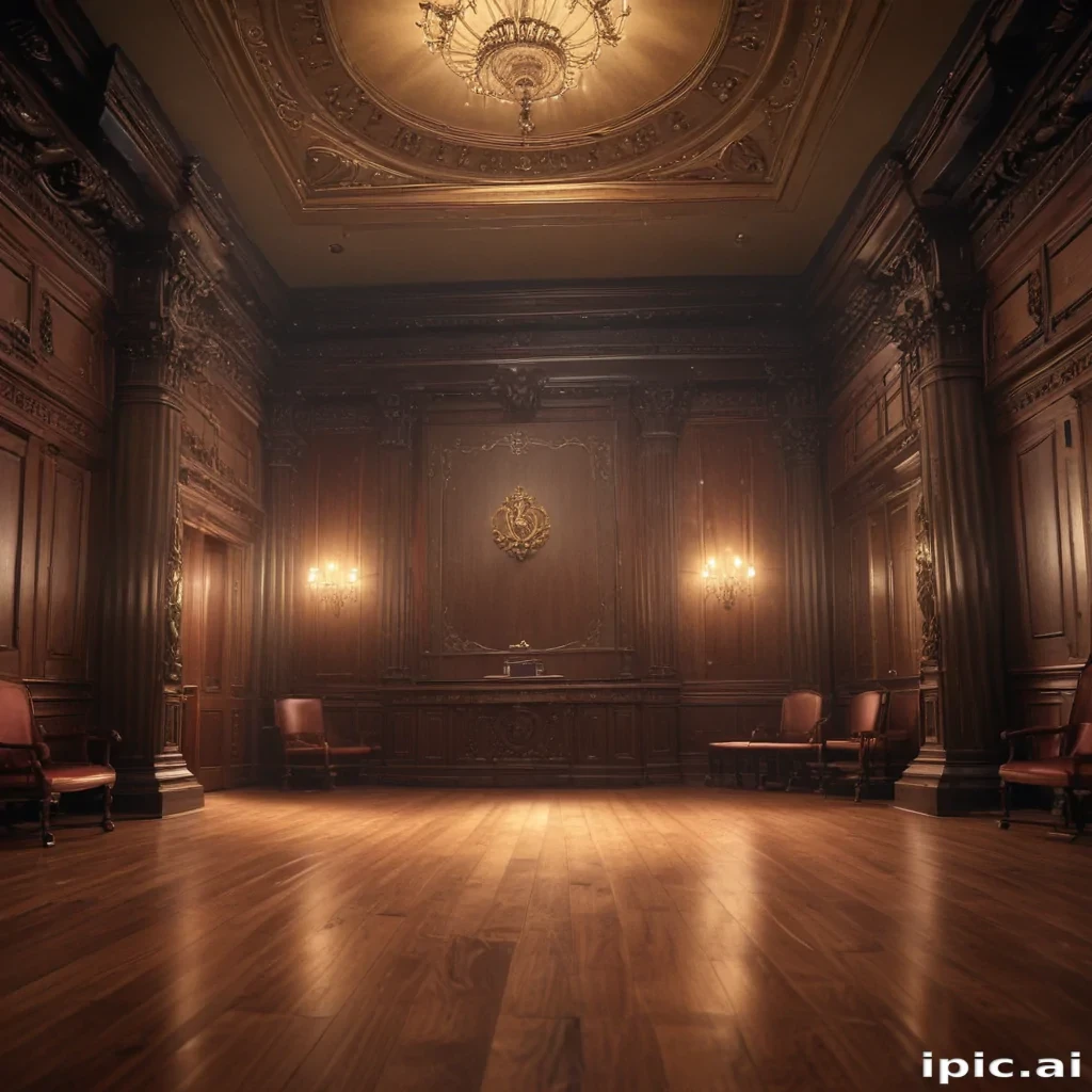 court room background