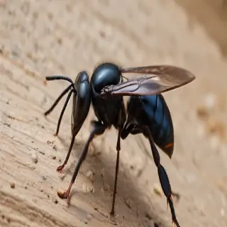black wasp