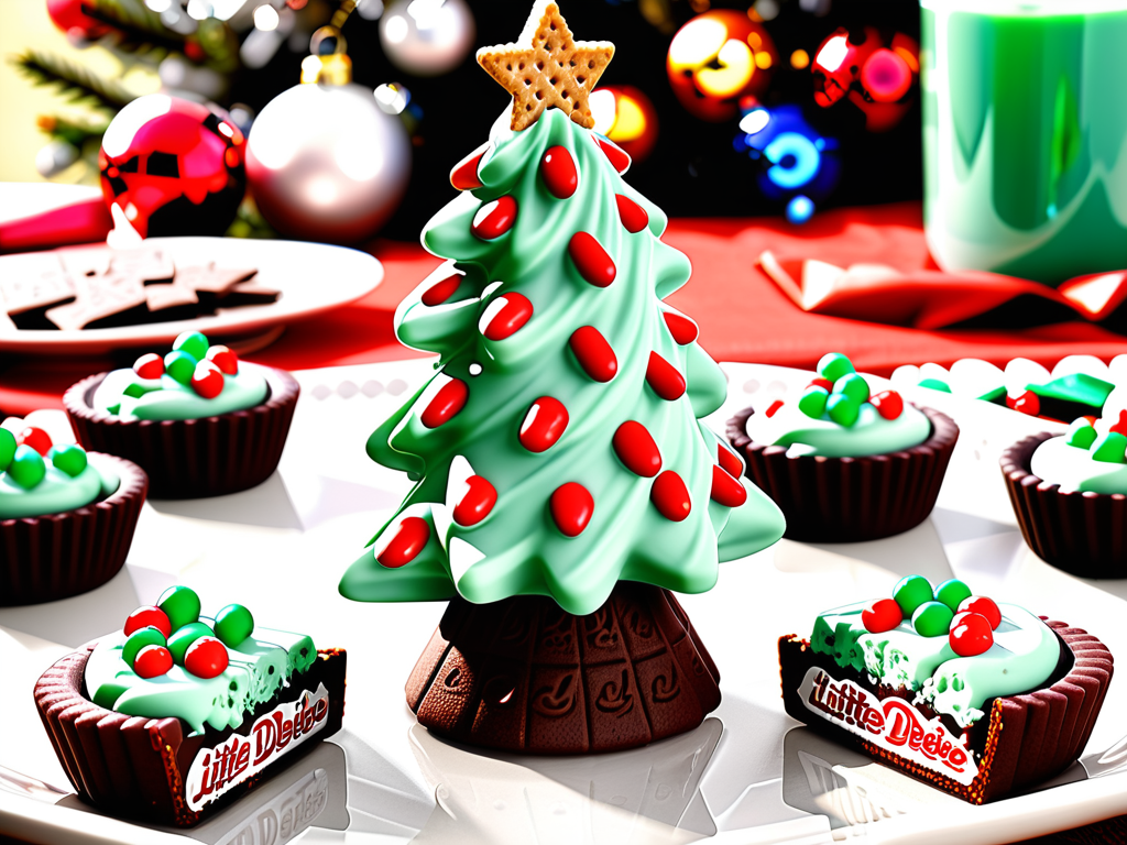 christmas tree dip little debbie
