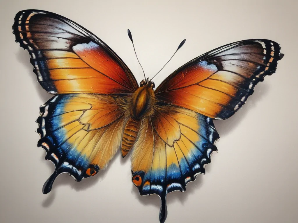 drawing pic of butterfly