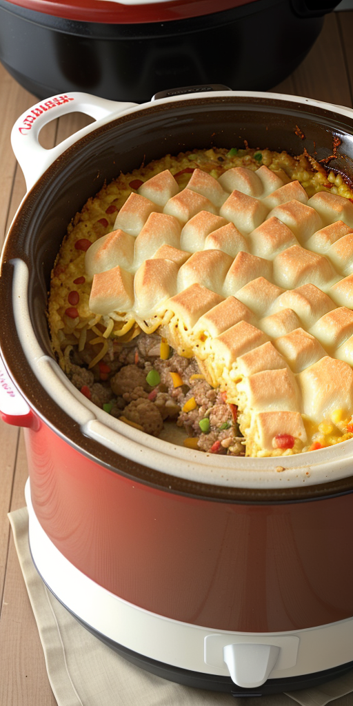 hamburger potato casserole crock pot