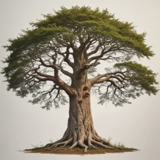 tree drawing png