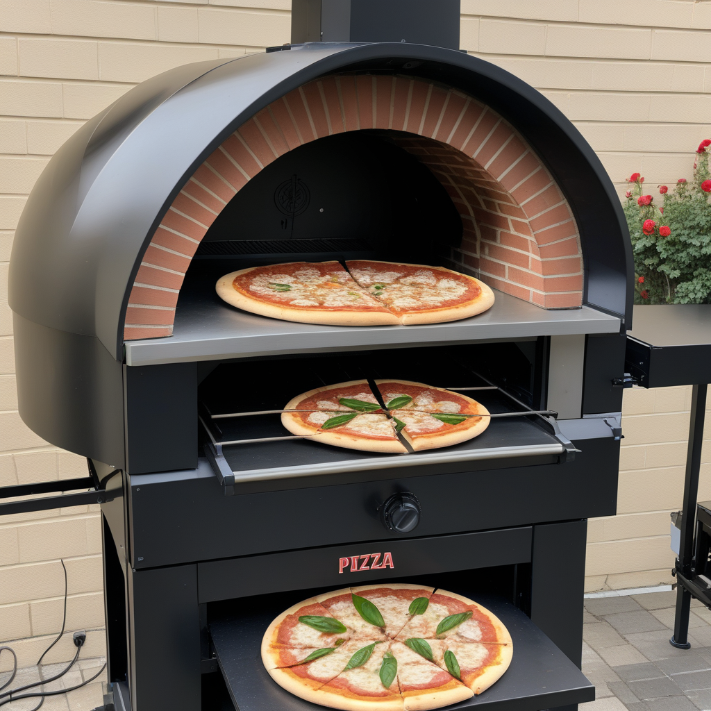 how hot are pizza ovens