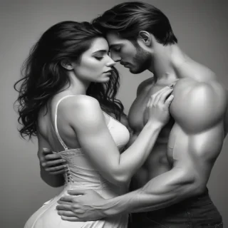 couple drawing poses