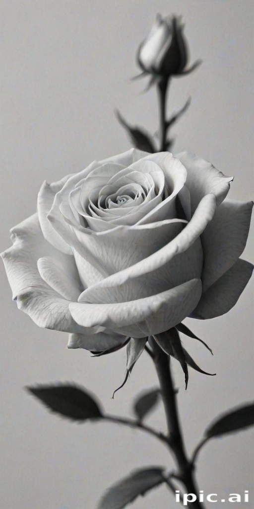 rose pictures in black and white