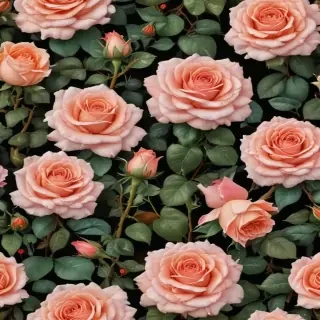 rose border