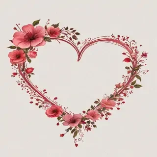 heart border png aesthetic