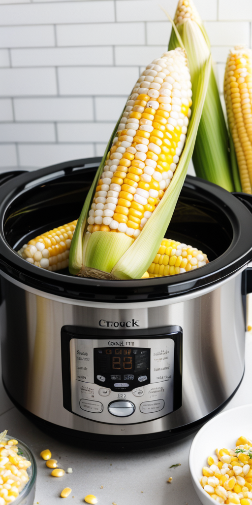 corn on the cob in a crock pot