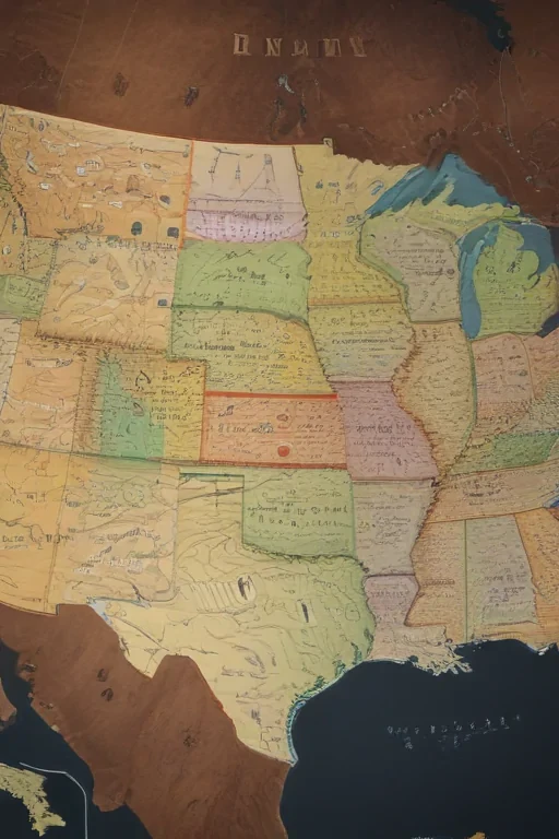 united states map with state names