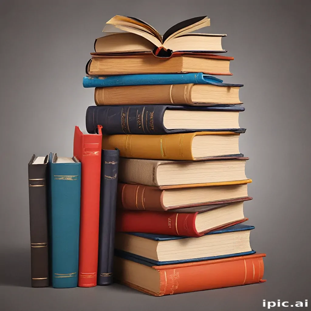 clipart stack of books