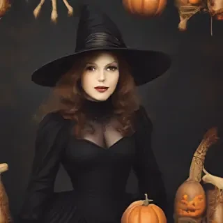 vintage witch images