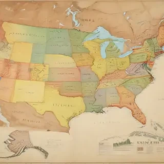 united states of america map