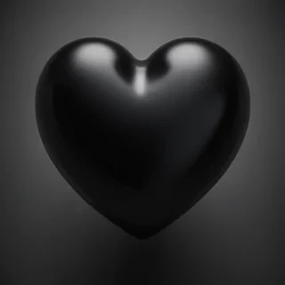 black heart image