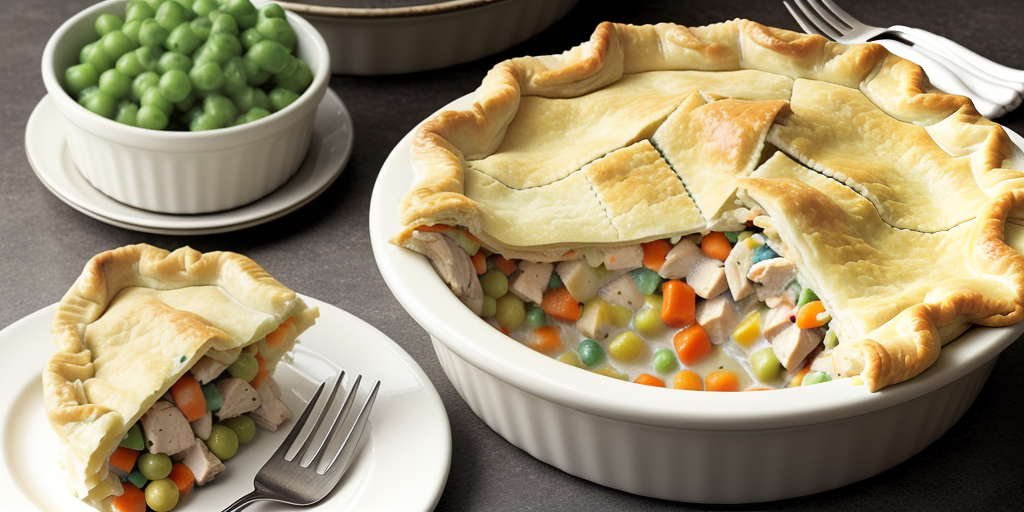 what do you serve with chicken pot pie
