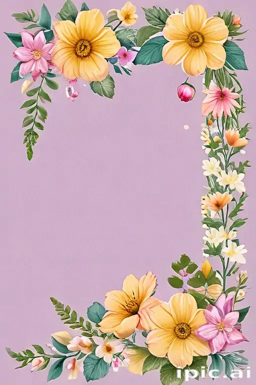 clipart borders flowers