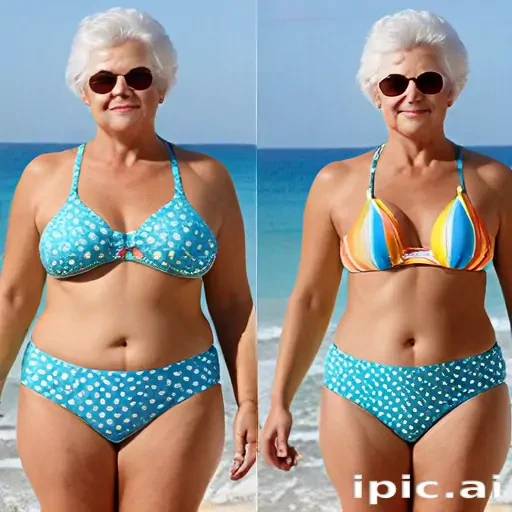 fat granny bikini
