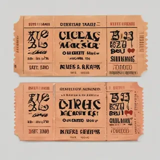 concert tickets png