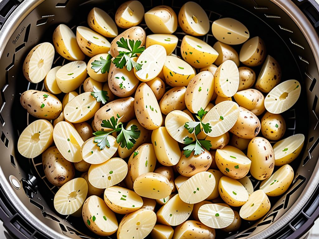 how long to cook diced potatoes in air fryer