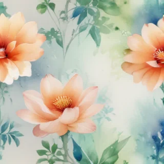 watercolor flower background
