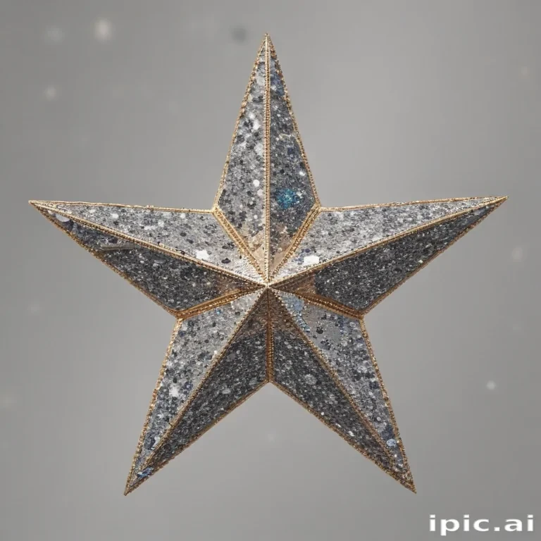glitter star png