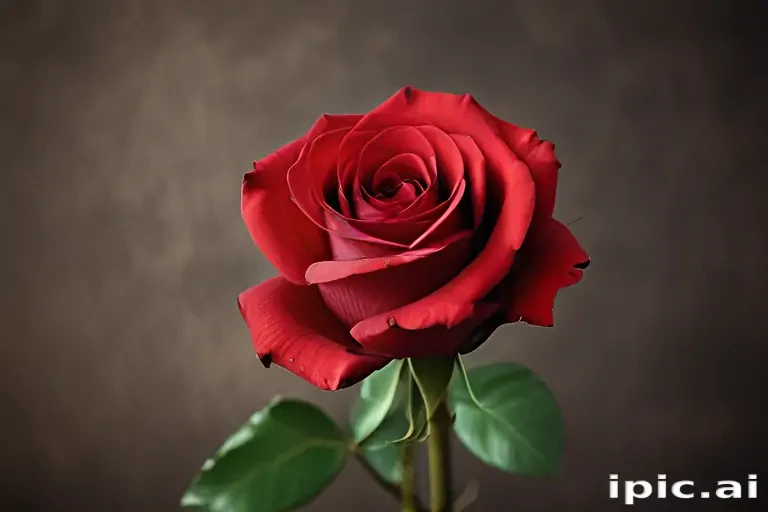 image of a red rose