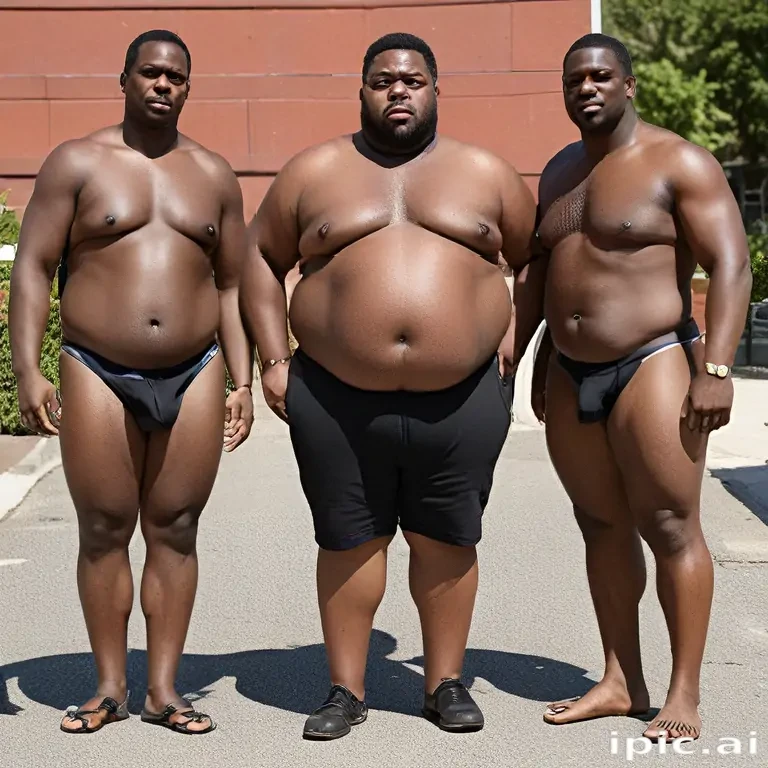big black fat men