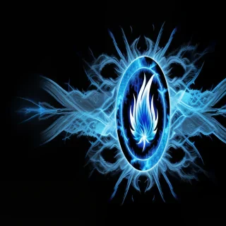 blue fire wallpaper
