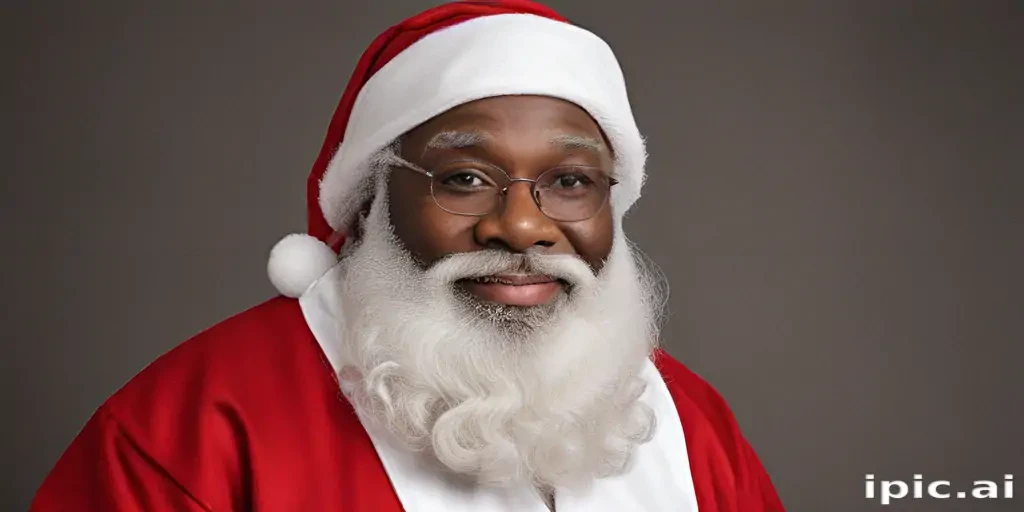 black santa png