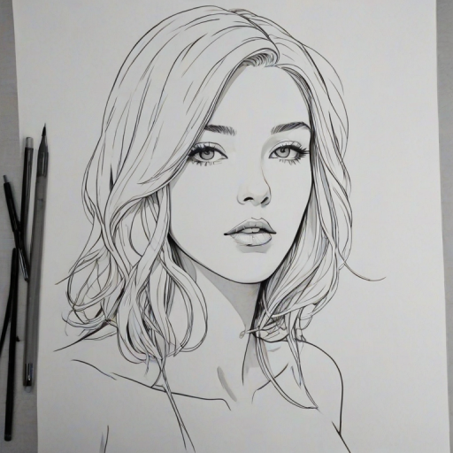 transparent line art