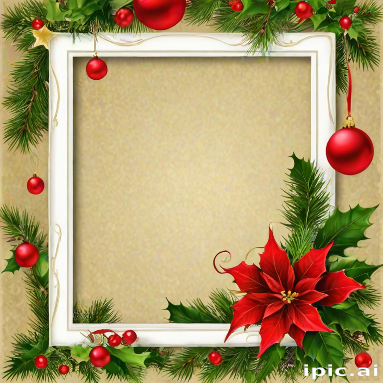 christmas frame clipart